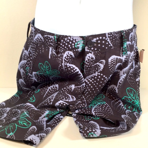 Vintage Genes 1891 | Orig Flat Front Shorts Floral Pattern | Mens Sz W30 Slimfit - Picture 2 of 7